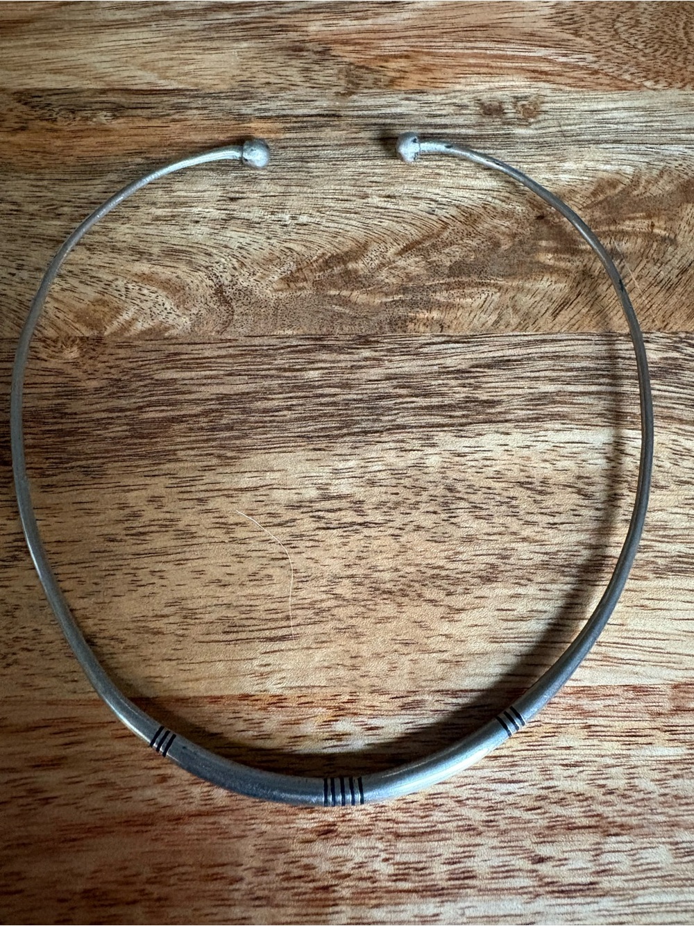 Minimalist Tuareg West African handcrafted Collar style Necklace - Picture 4 of 7